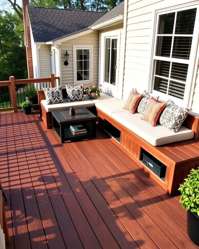 integrated bench seating