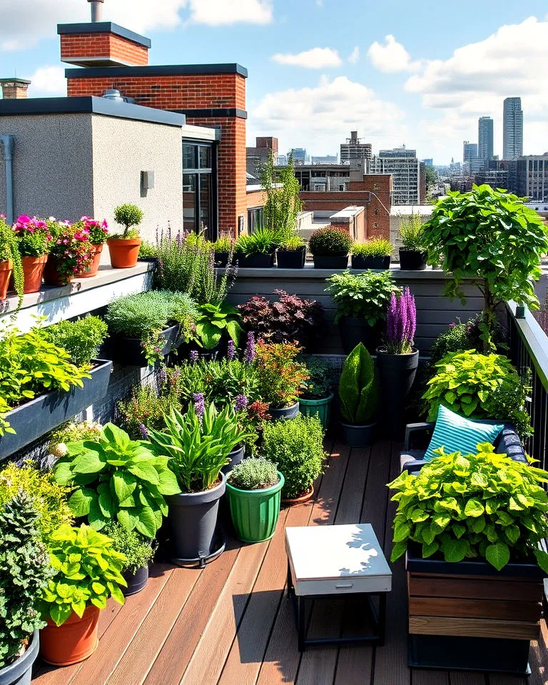 rooftop botanical escape