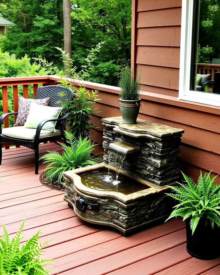 tranquil water feature