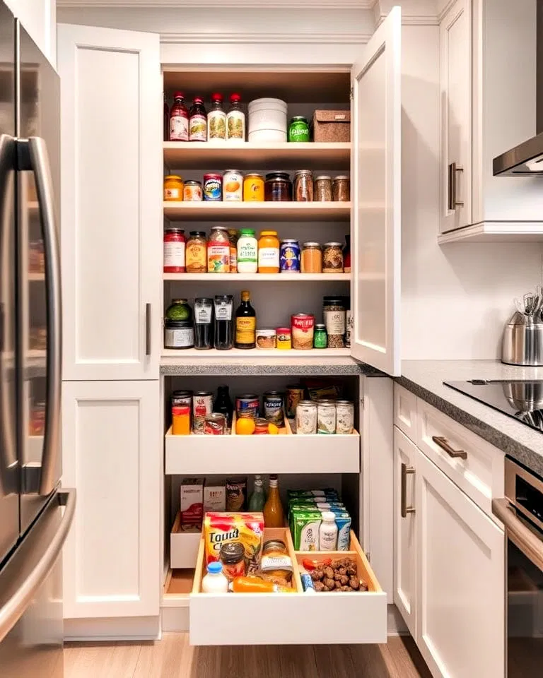 pull-out pantry drawers