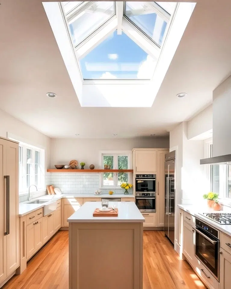 kitchen skylight installation