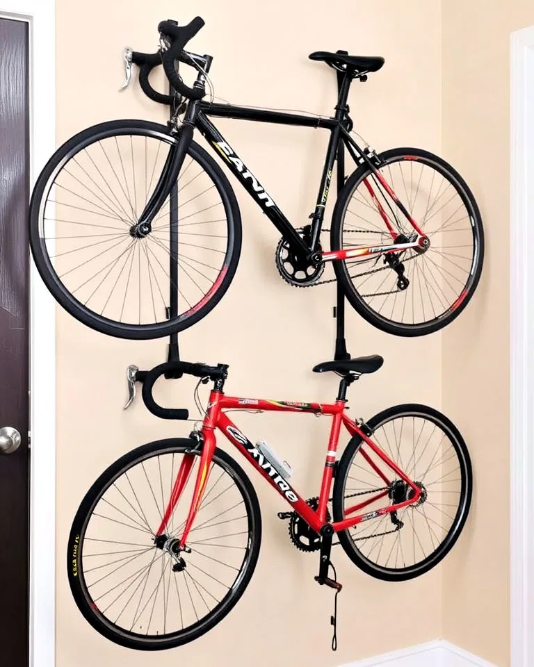 wall mounted bike rack