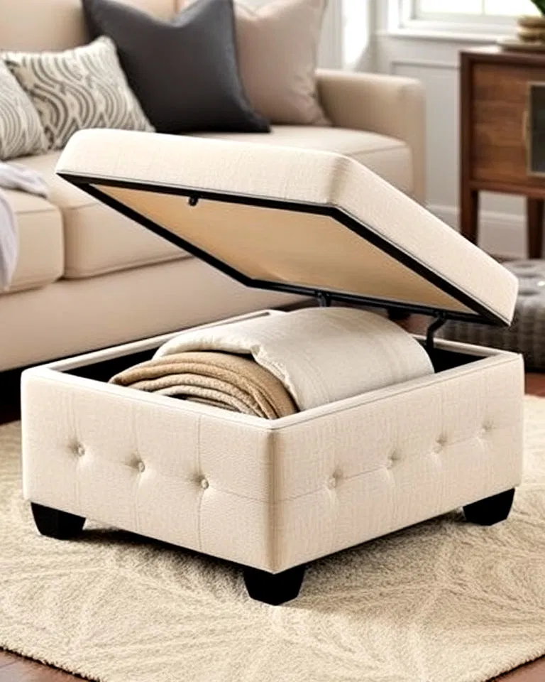 ottoman with hidden storage
