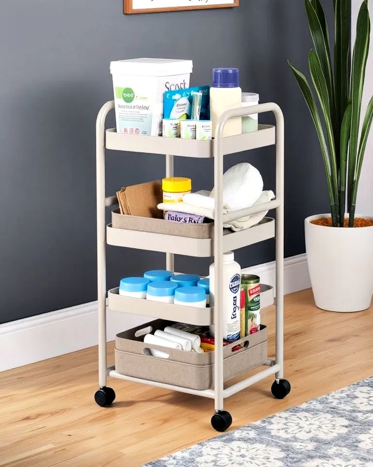 rolling storage carts