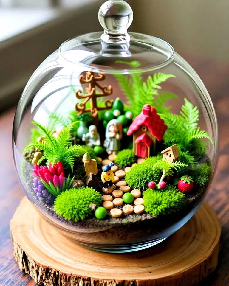 enchanted fairy garden terrarium
