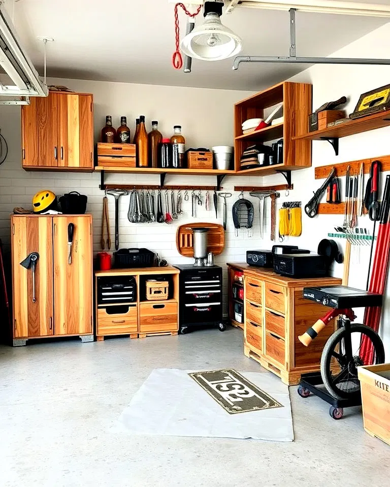 rustic tool storage garage