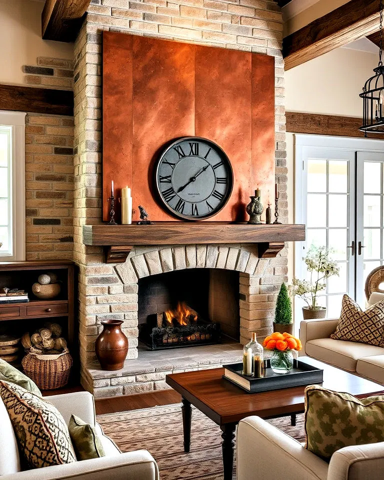 weathered copper accents
