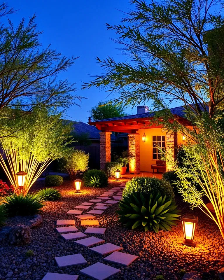 Solar-powered landscape lighting