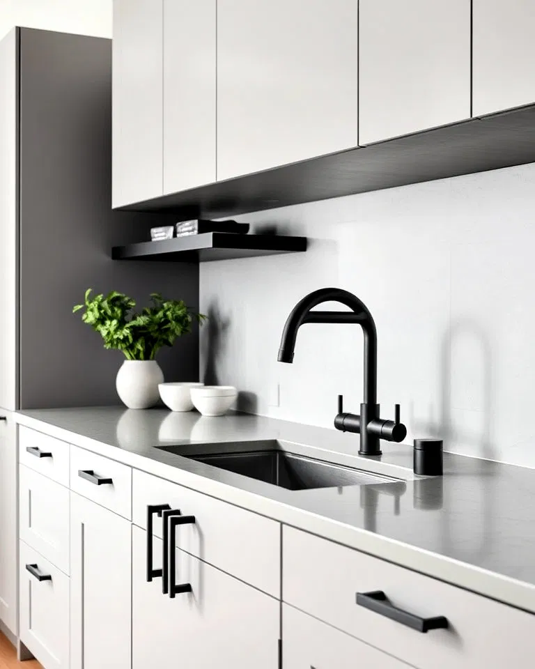 matte black kitchen fixtures