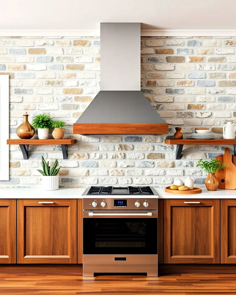 cobblestone kitchen wall