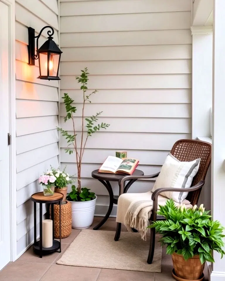 outdoor reading nook