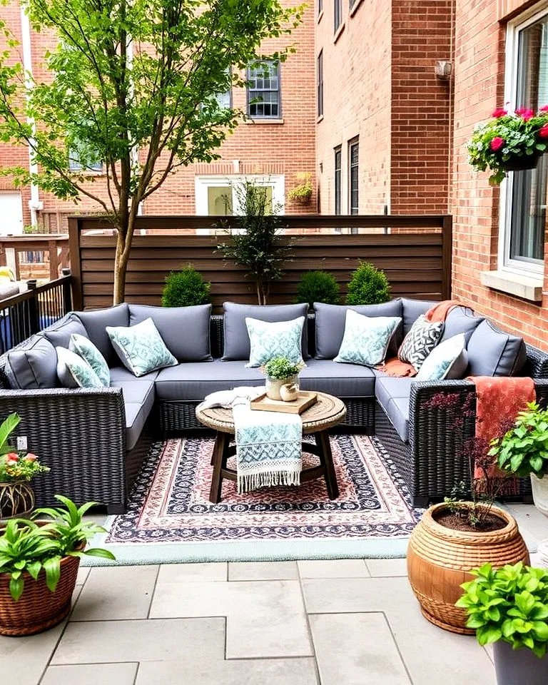 comfortable sectional lounge