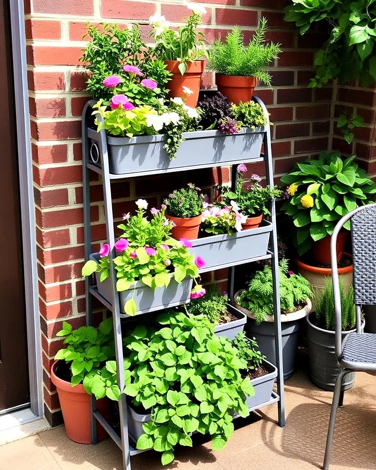 multi-level planter stands