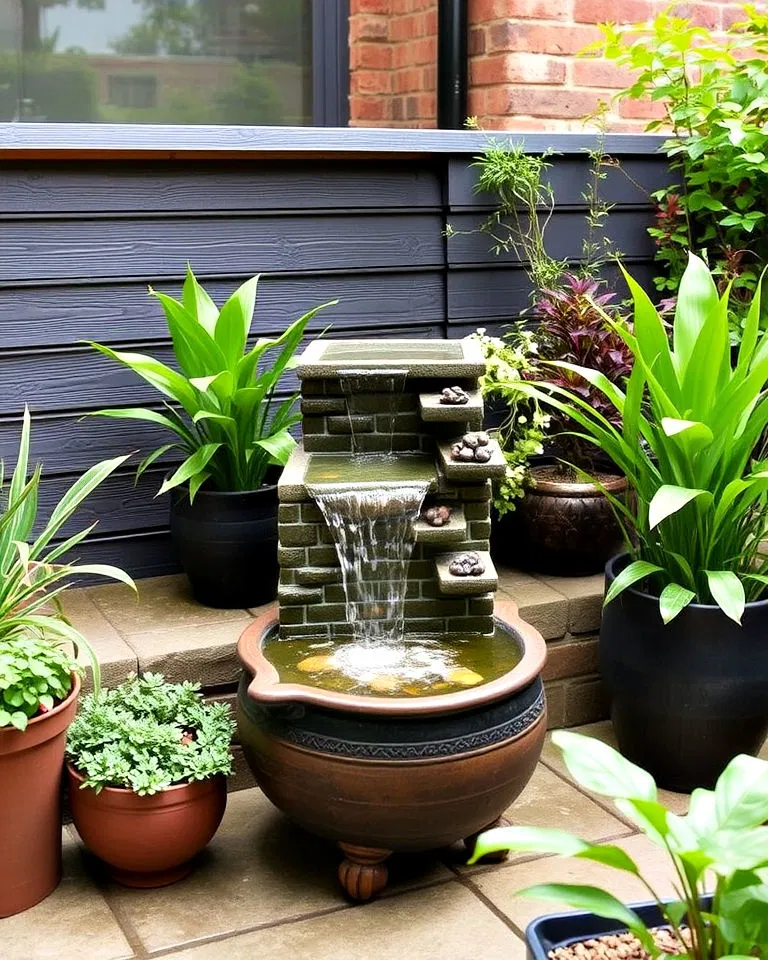 soothing compact water features
