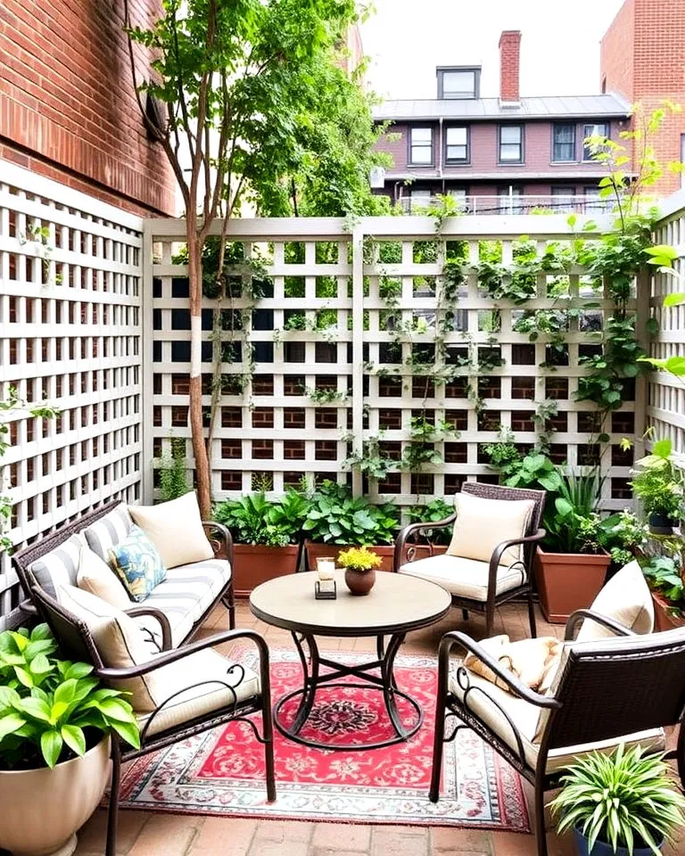 decorative privacy lattice panels