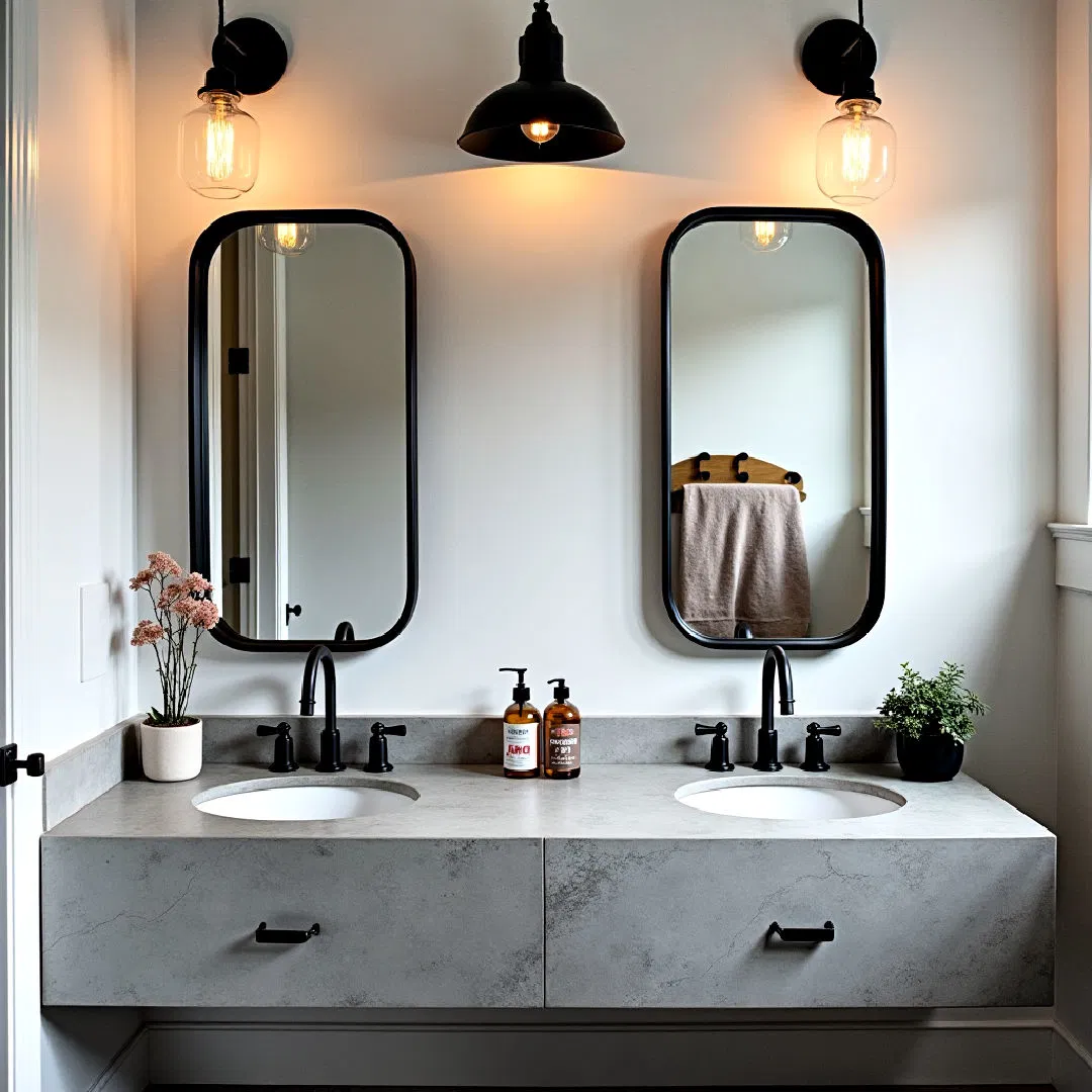 urban industrial bathroom fixtures