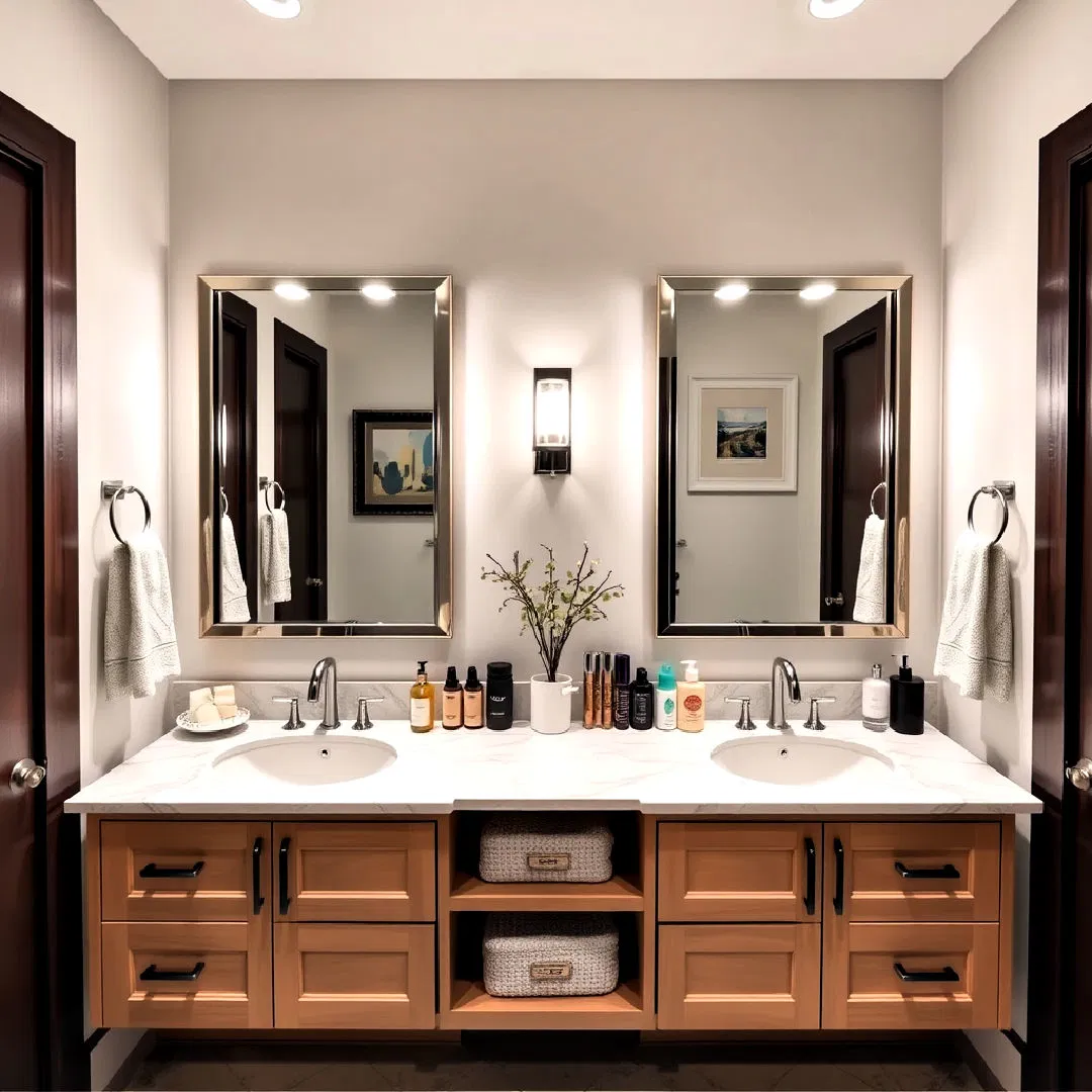 dual sink vanity