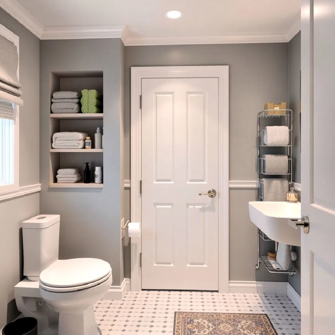 compact bathroom storage