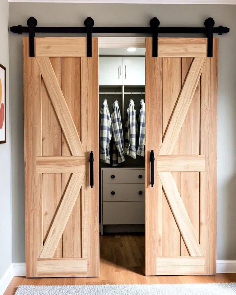 functional sliding barn door