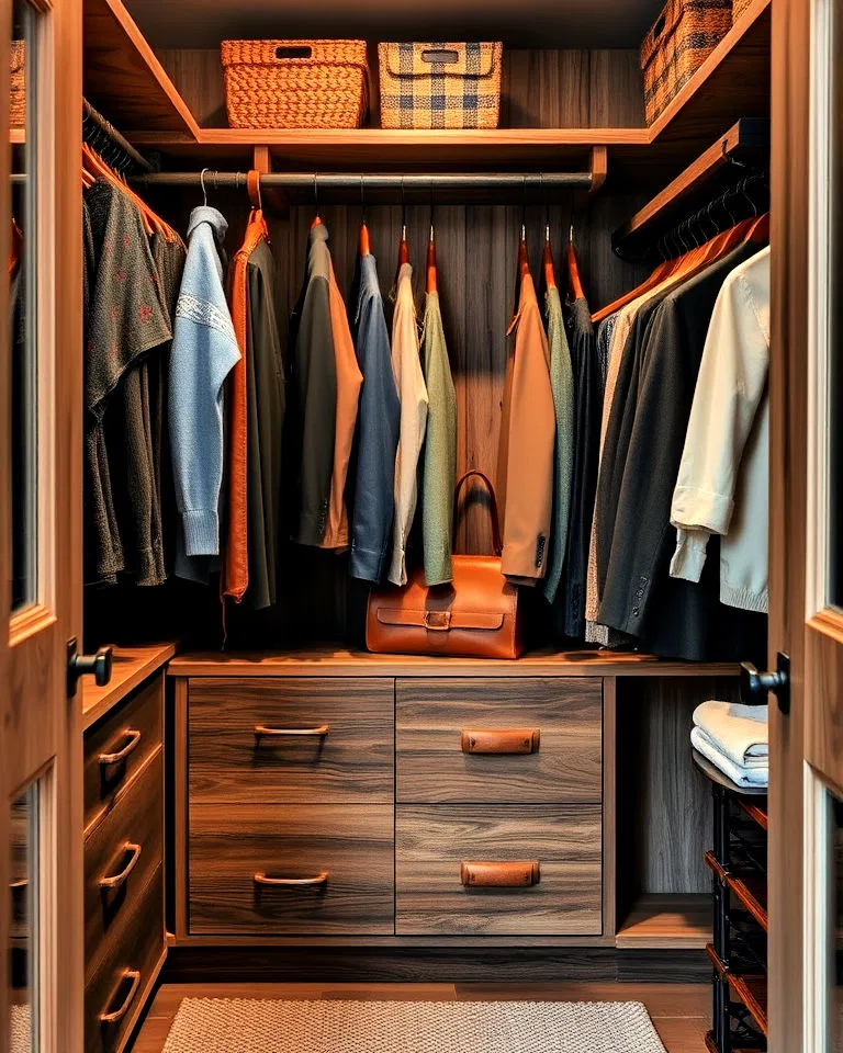 sophisticated leather accents