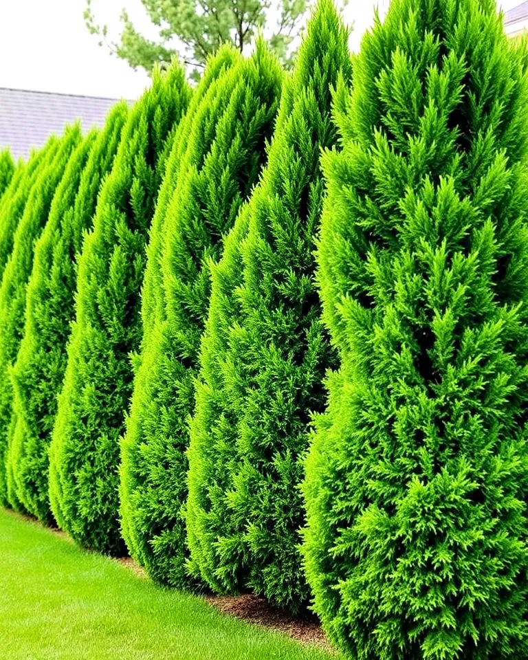 Thuja Green Giants for privacy