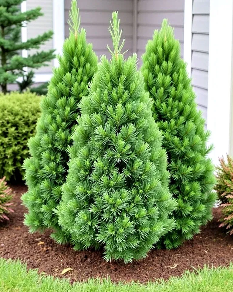 Dwarf Alberta Spruce for elegance