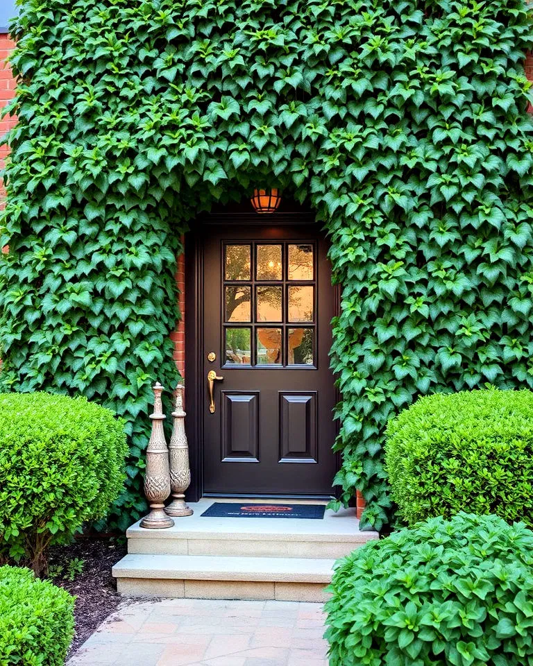 English ivy for vertical appeal