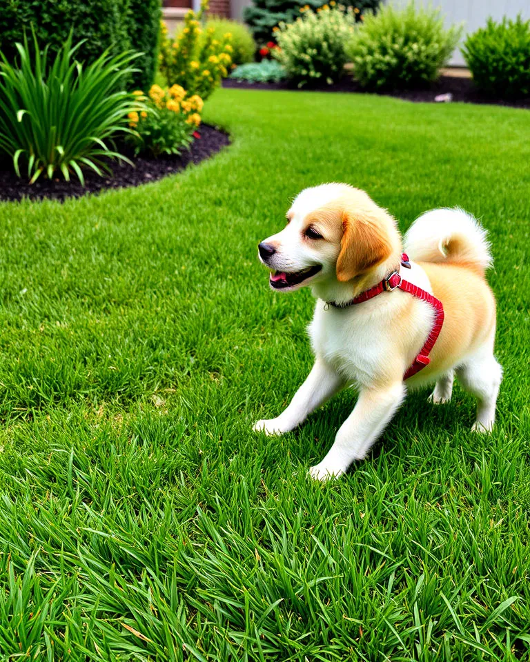 durable grass options in pet friendly landscape