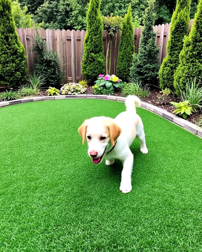 low maintenance synthetic turf areas