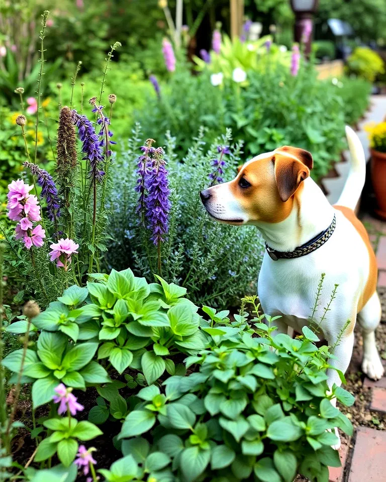 dog friendly scented herb gardens