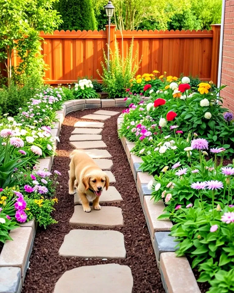 paw friendly plant borders