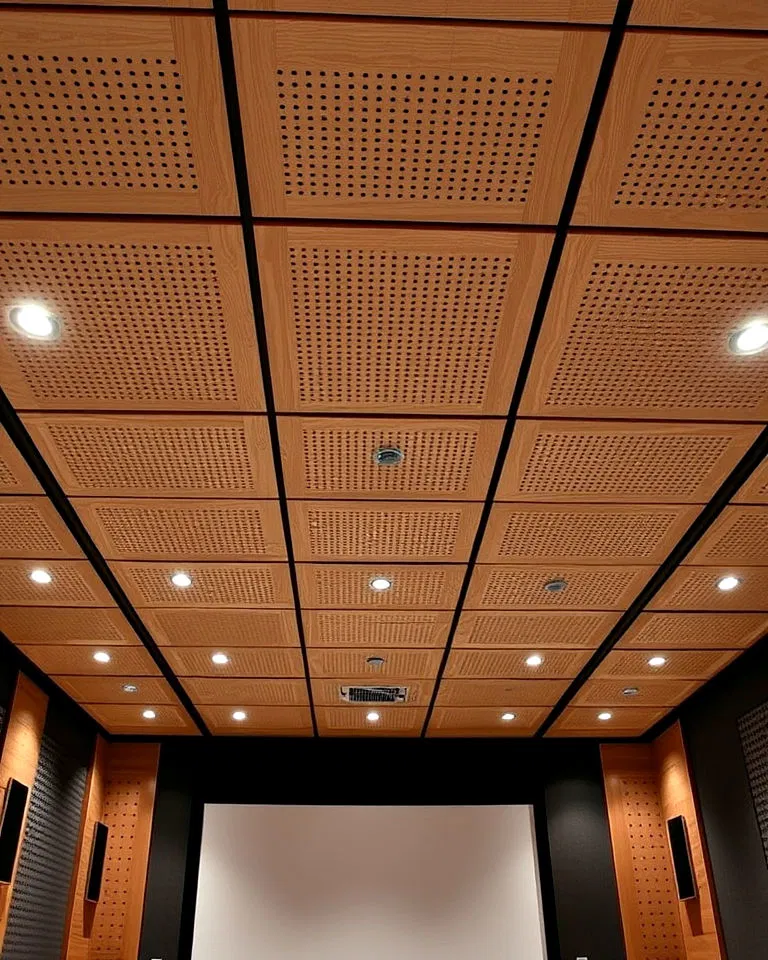 acoustic plywood ceiling panels