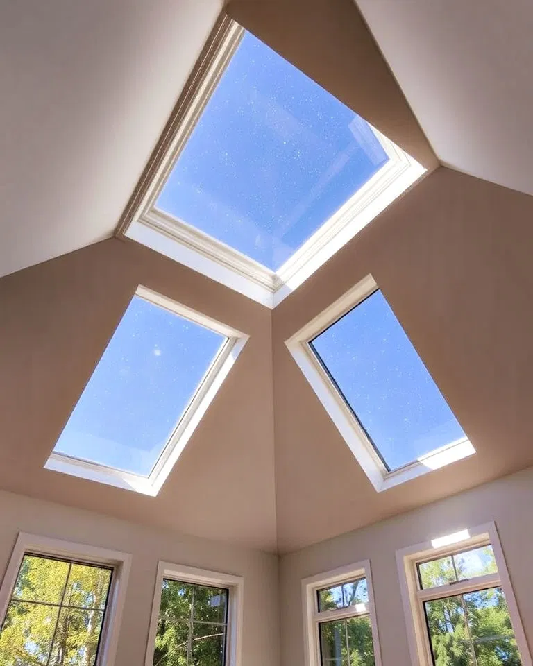 skylights for a bright ceiling design