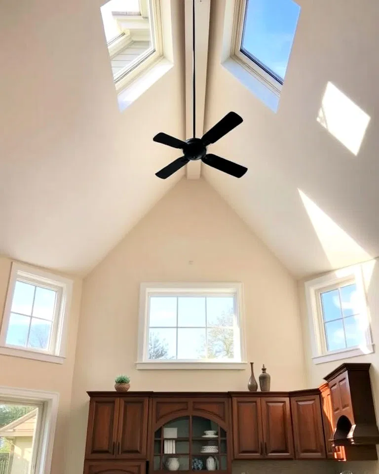 vaulted ceiling clerestory windows