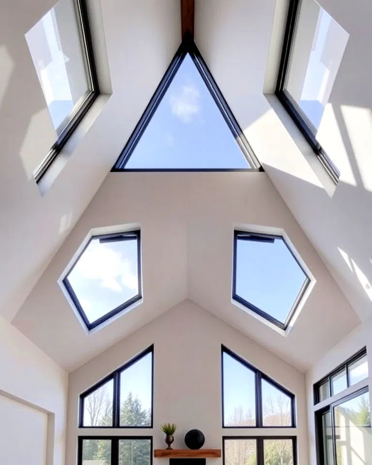 triangle windows for geometric impact
