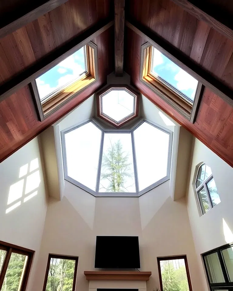 unique hexagonal windows