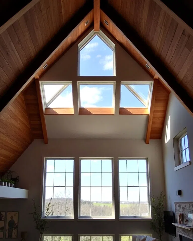 loft windows for airy open spaces