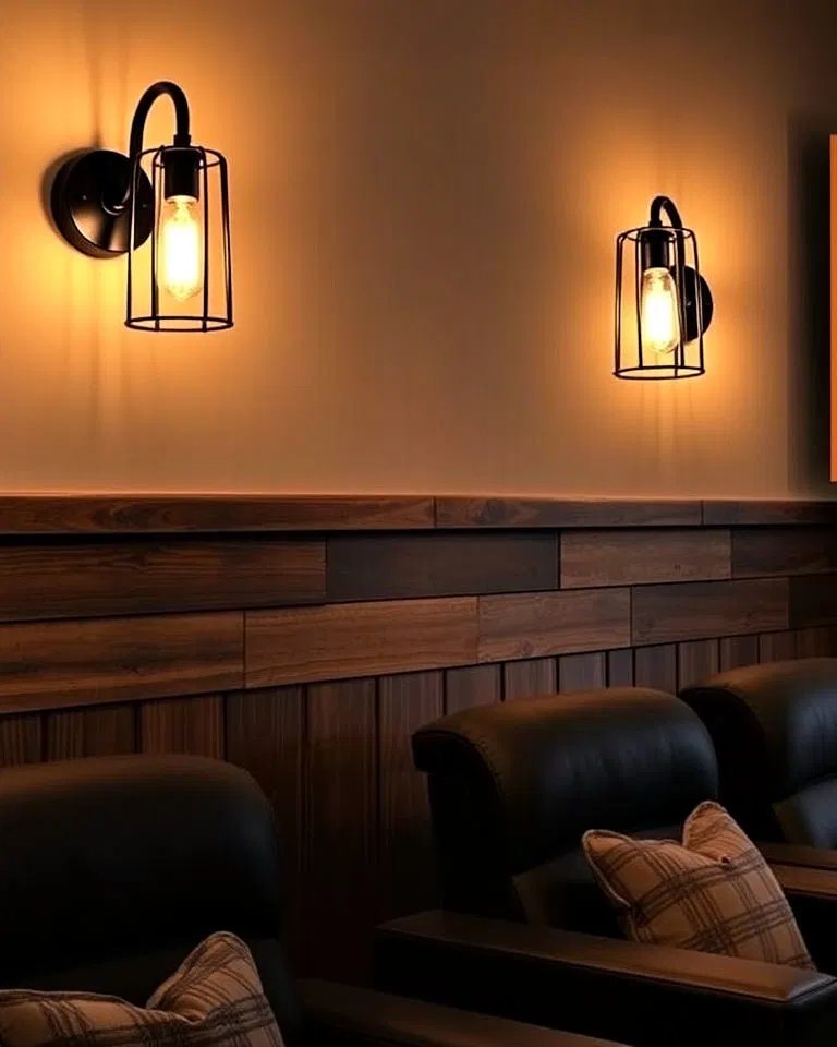 industrial cage wall sconces