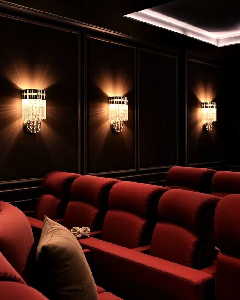 crystal embellished wall sconces