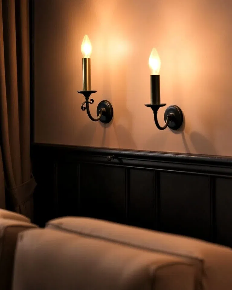 vintage candle style wall sconces