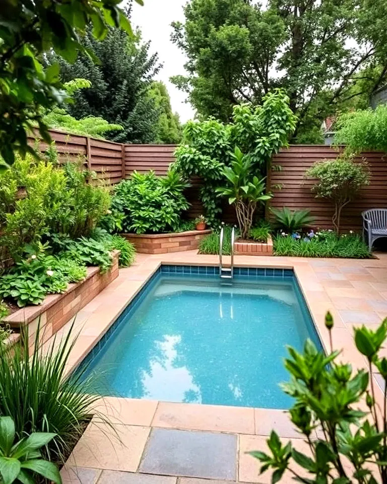 compact plunge pool - garden pool ideas