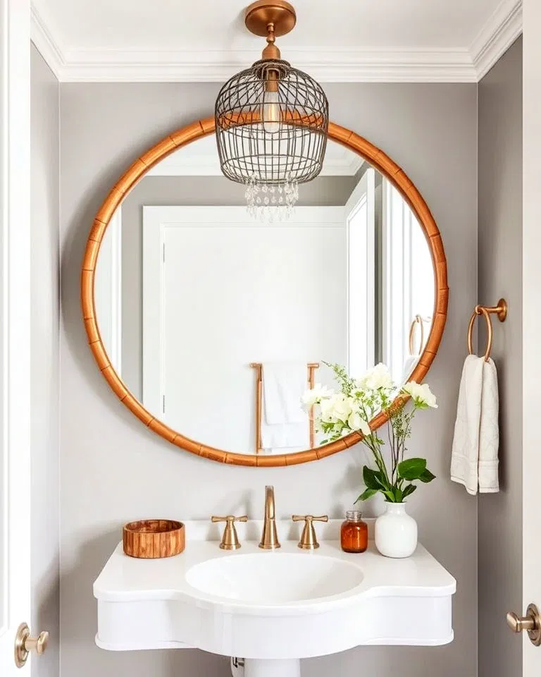 oversized mirror eclectic powder room oversized mirror eclectic powder room