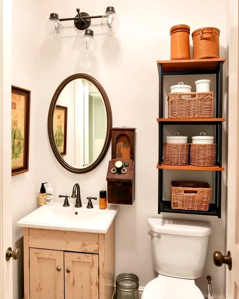 creative storage solutions eclectic powder room creative storage solutions eclectic powder room