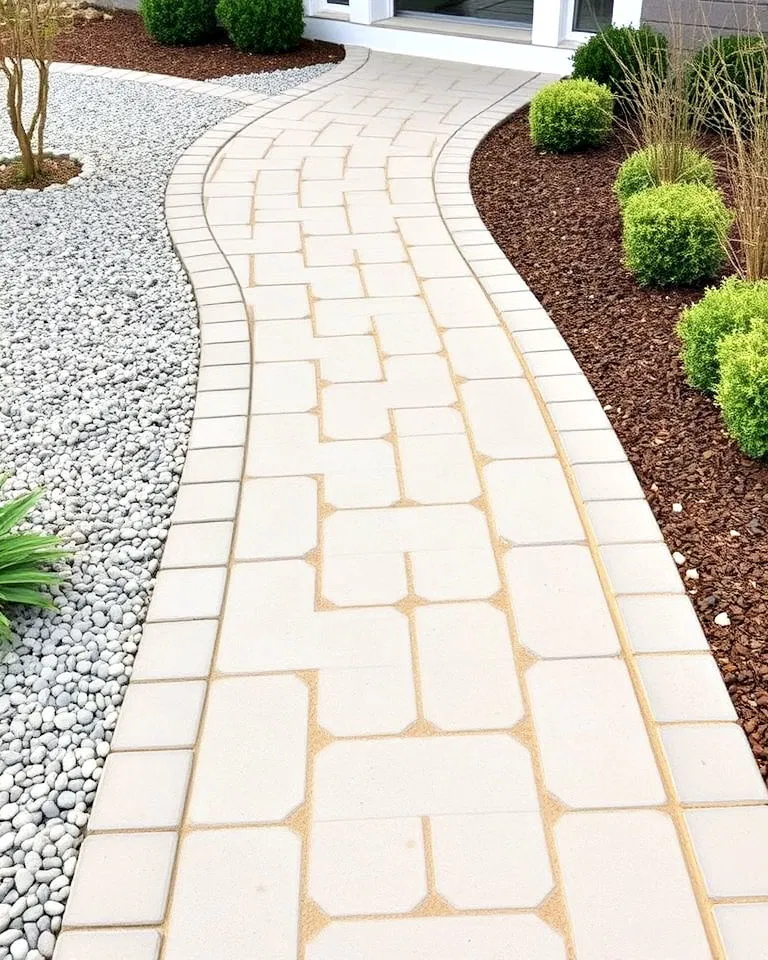 paver farmhouse walkway