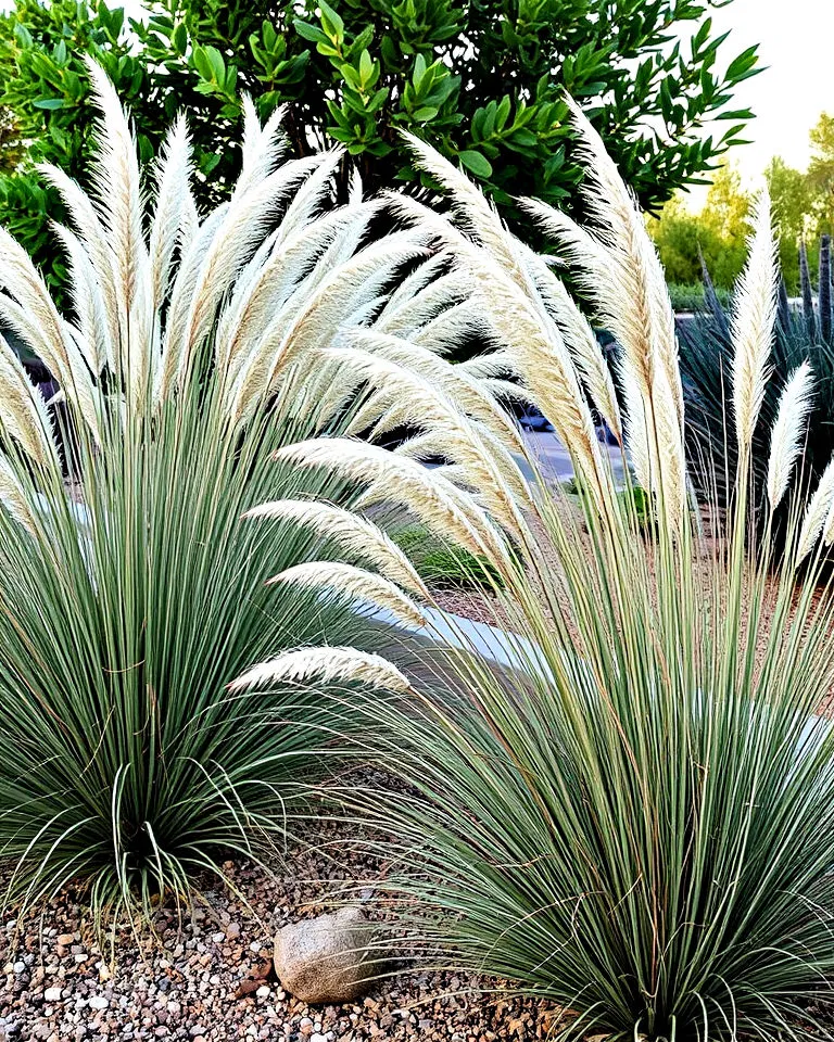 Low-water ornamental grasses