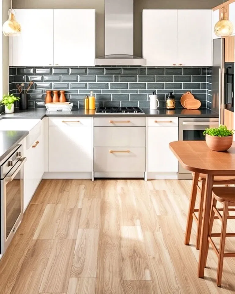 peel and stick vinyl tiles for kitchen