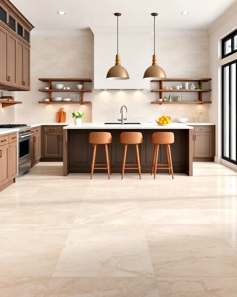 stone look vinyl flooring for kitchen