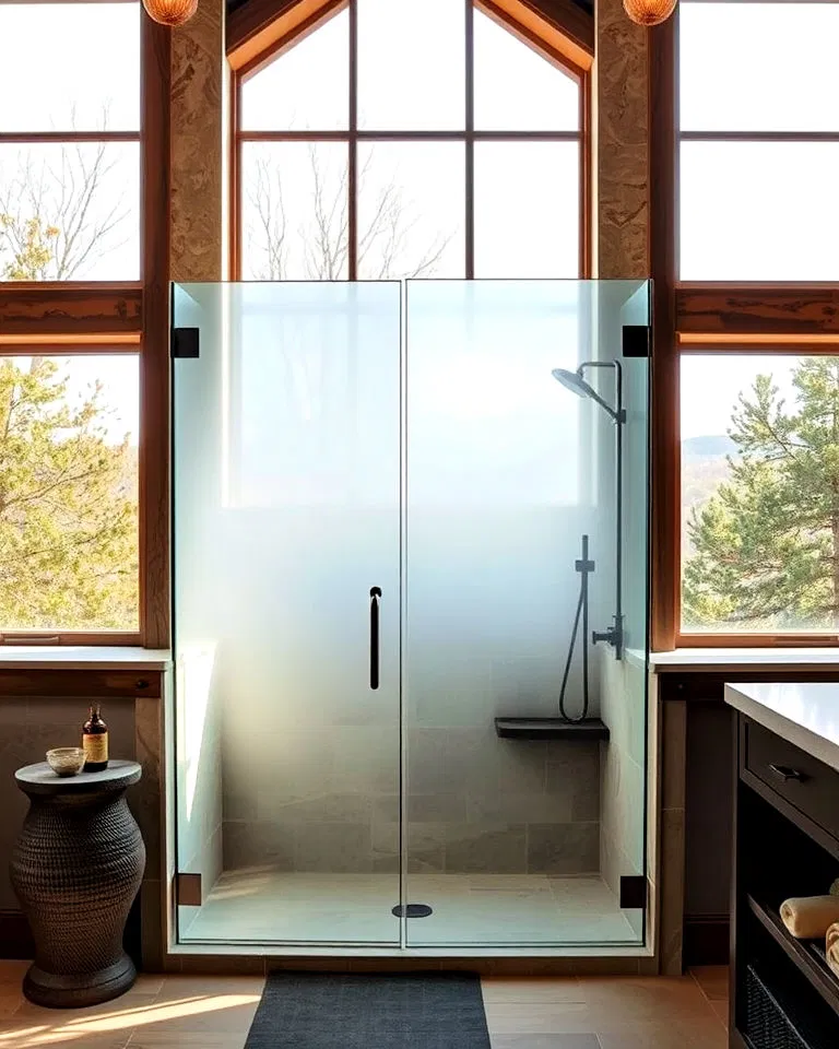 windowed shower design windowed shower design