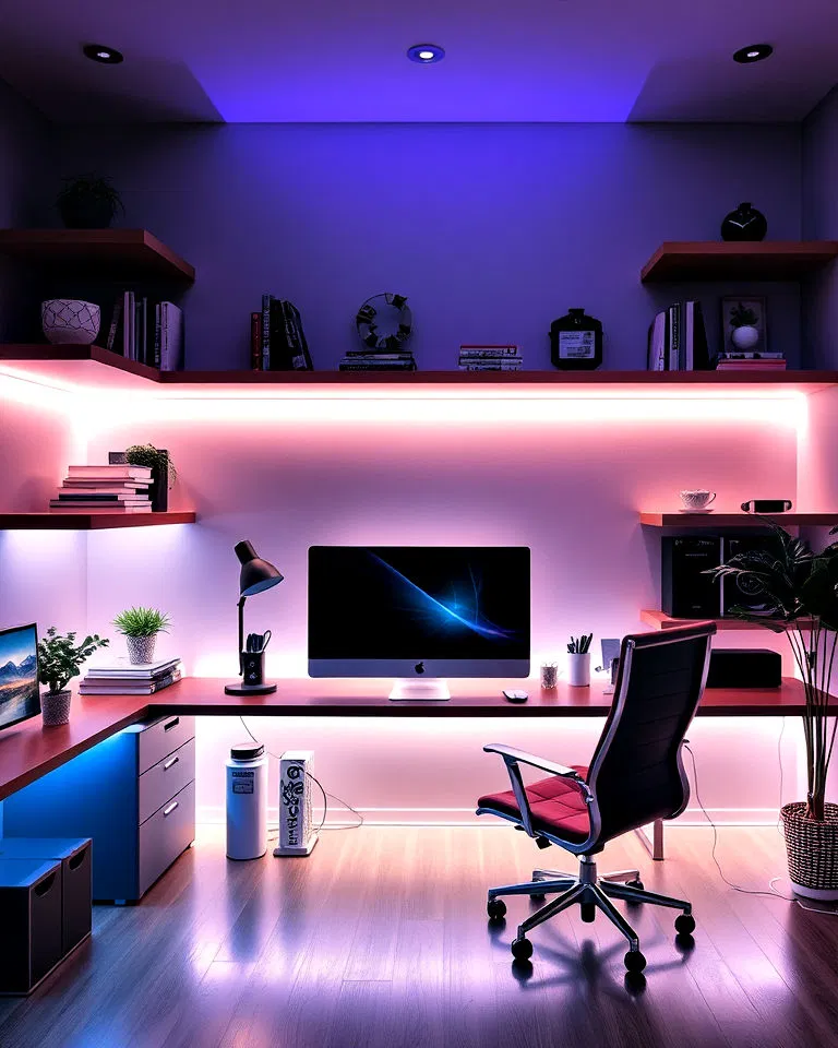 led strip lighting for office
