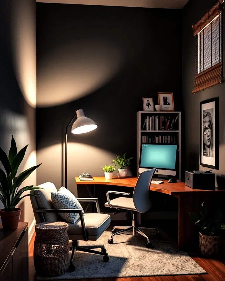 office corner lighting